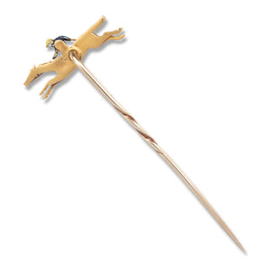 Horse & Jockey Stick Pin