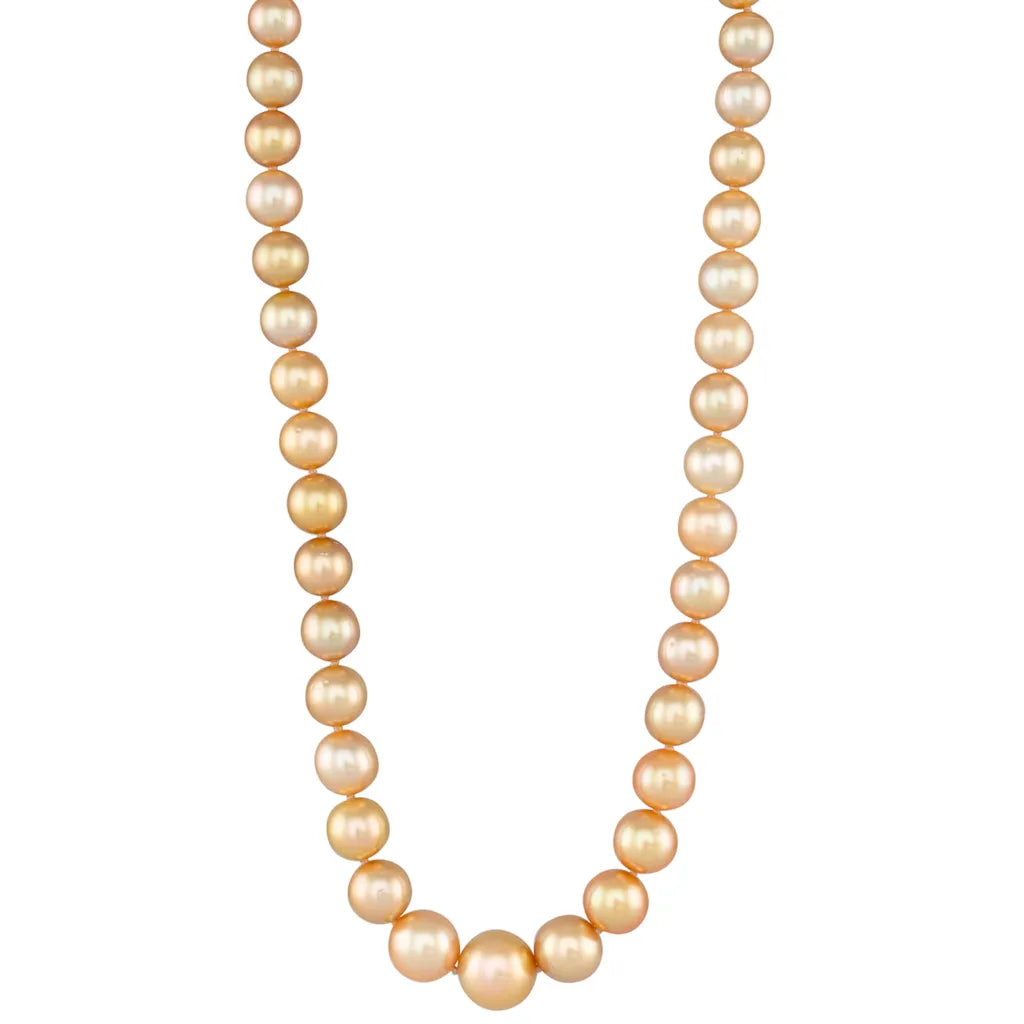 Semi-Round Gold South Sea Strand