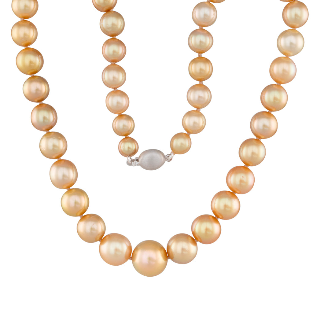Semi-Round Gold South Sea Strand