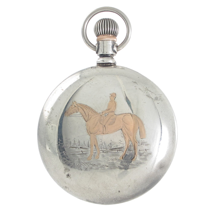 An Antique Silver Elgin Fobwatch