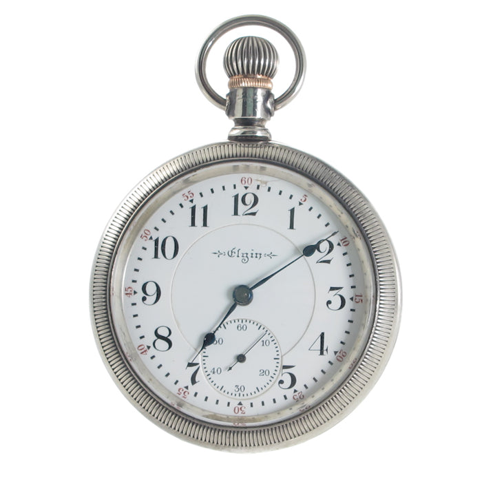 An Antique Silver Elgin Fobwatch
