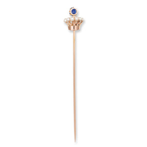 Antique Crown Stick Pin