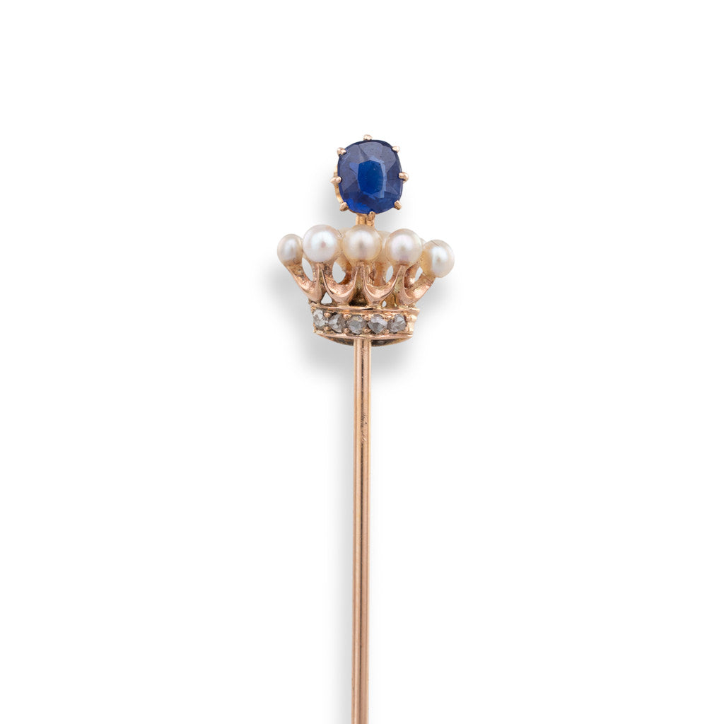 Antique Crown Stick Pin