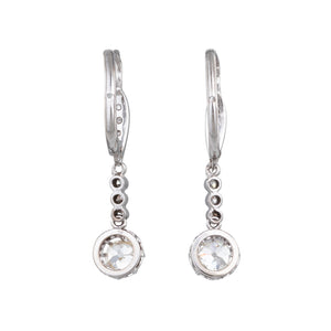 Antique Diamond Drop Earrings