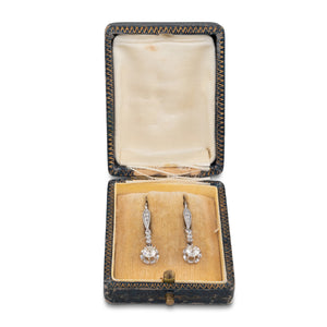 Antique Diamond Drop Earrings