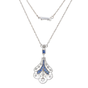 Art Deco Diamond Pendant