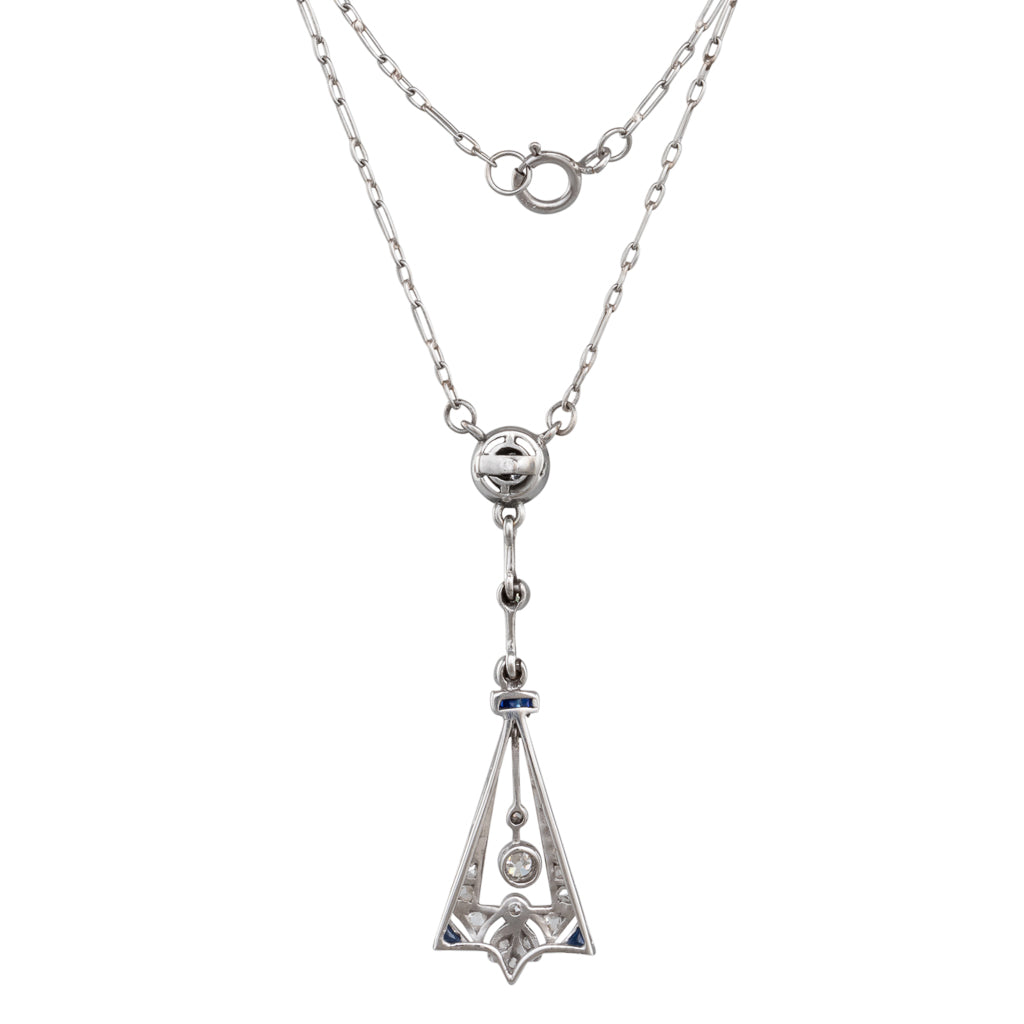 Art Deco Pendant & Chain