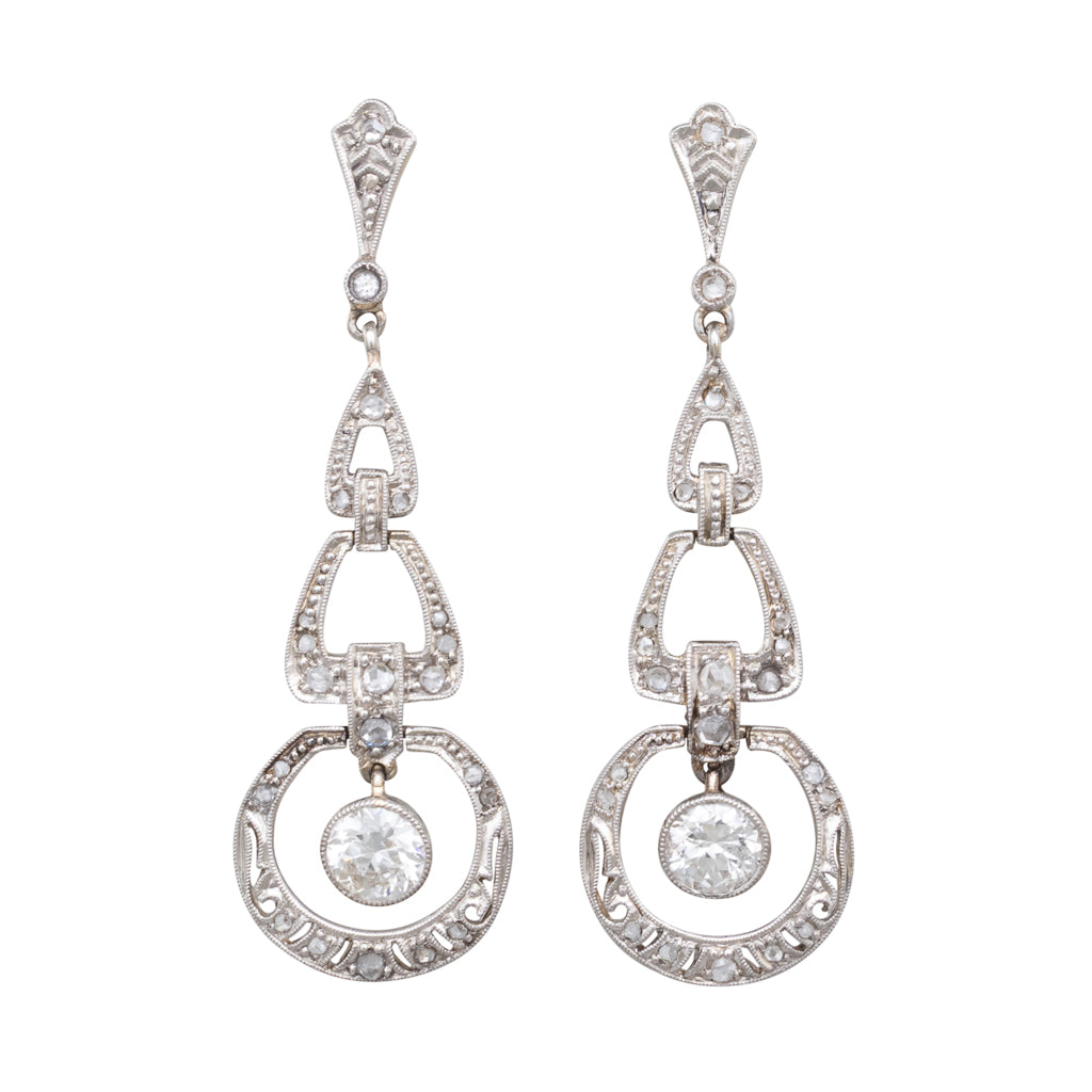 Diamond Drop Earrings