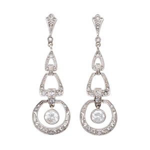 Diamond Drop Earrings