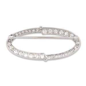 Art Deco Diamond Brooch