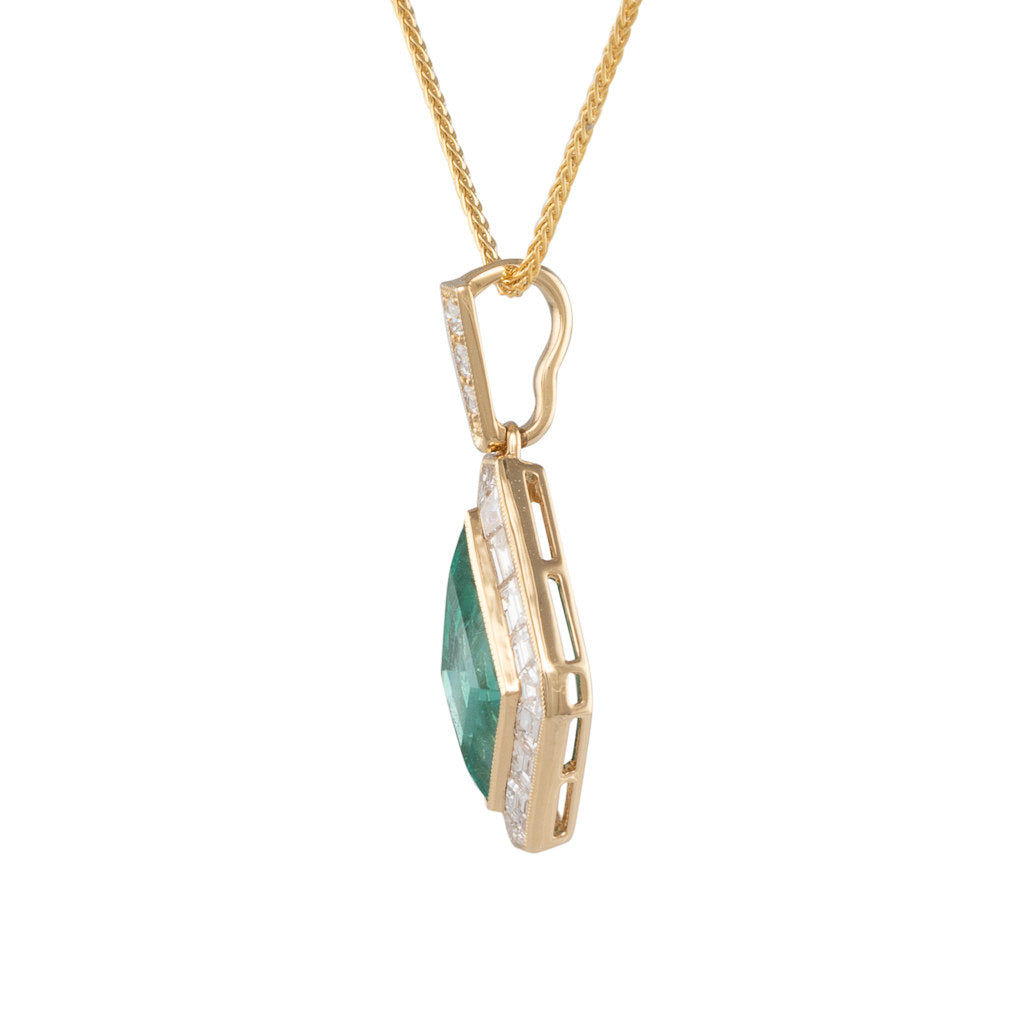 Zambian Emerald Pendant