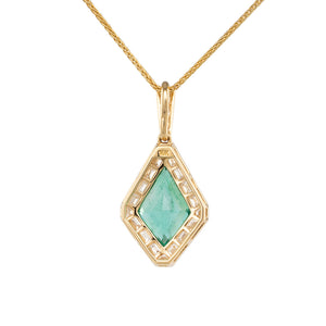 Zambian Emerald Pendant