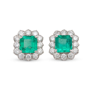 Colombian Emerald Earrings