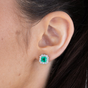 Colombian Emerald Earrings