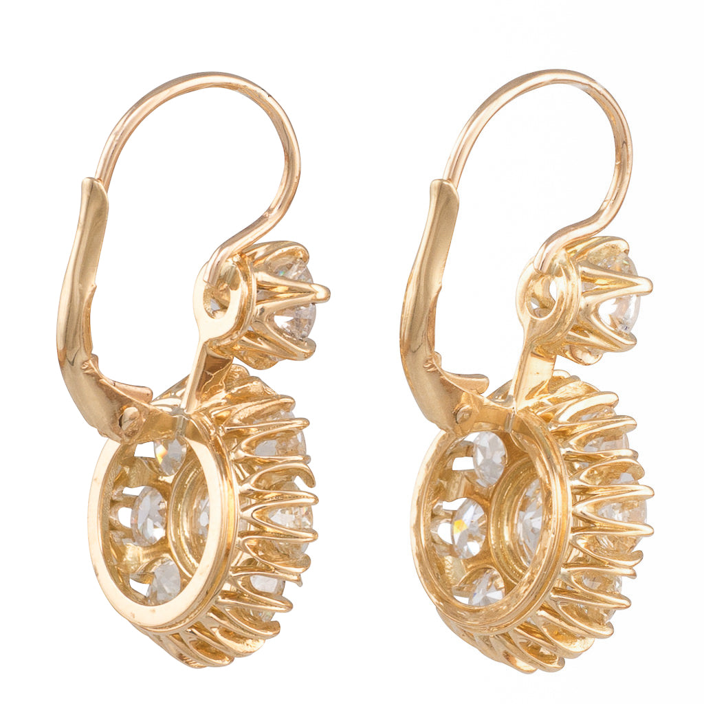 Diamond Cluster Earrings