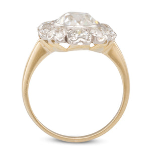 Old Cut Diamond Cluster Ring