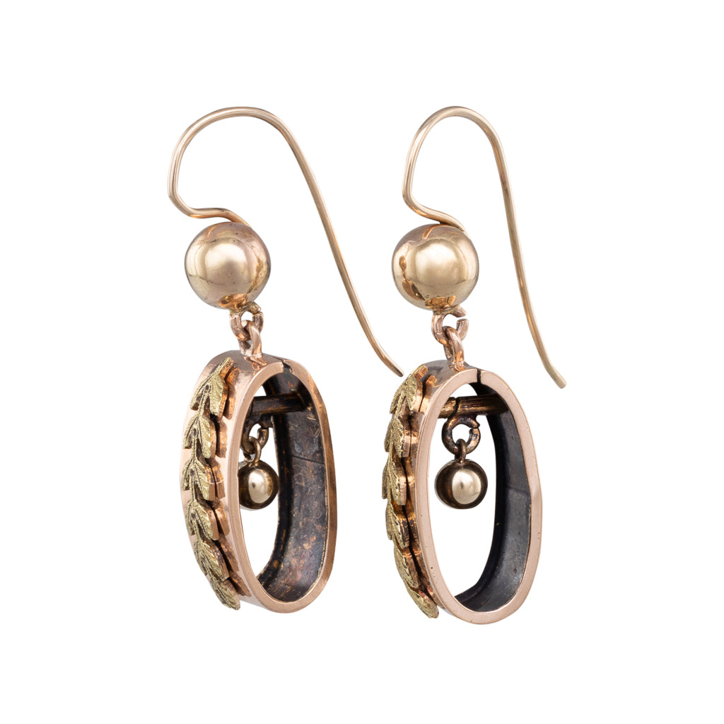 Antique Two Tone Earrings