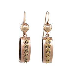 Antique Two Tone Earrings