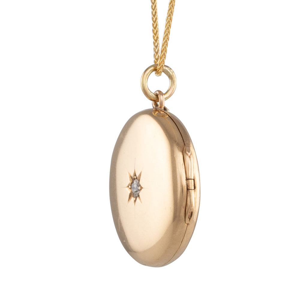 Antique Locket with Diamond