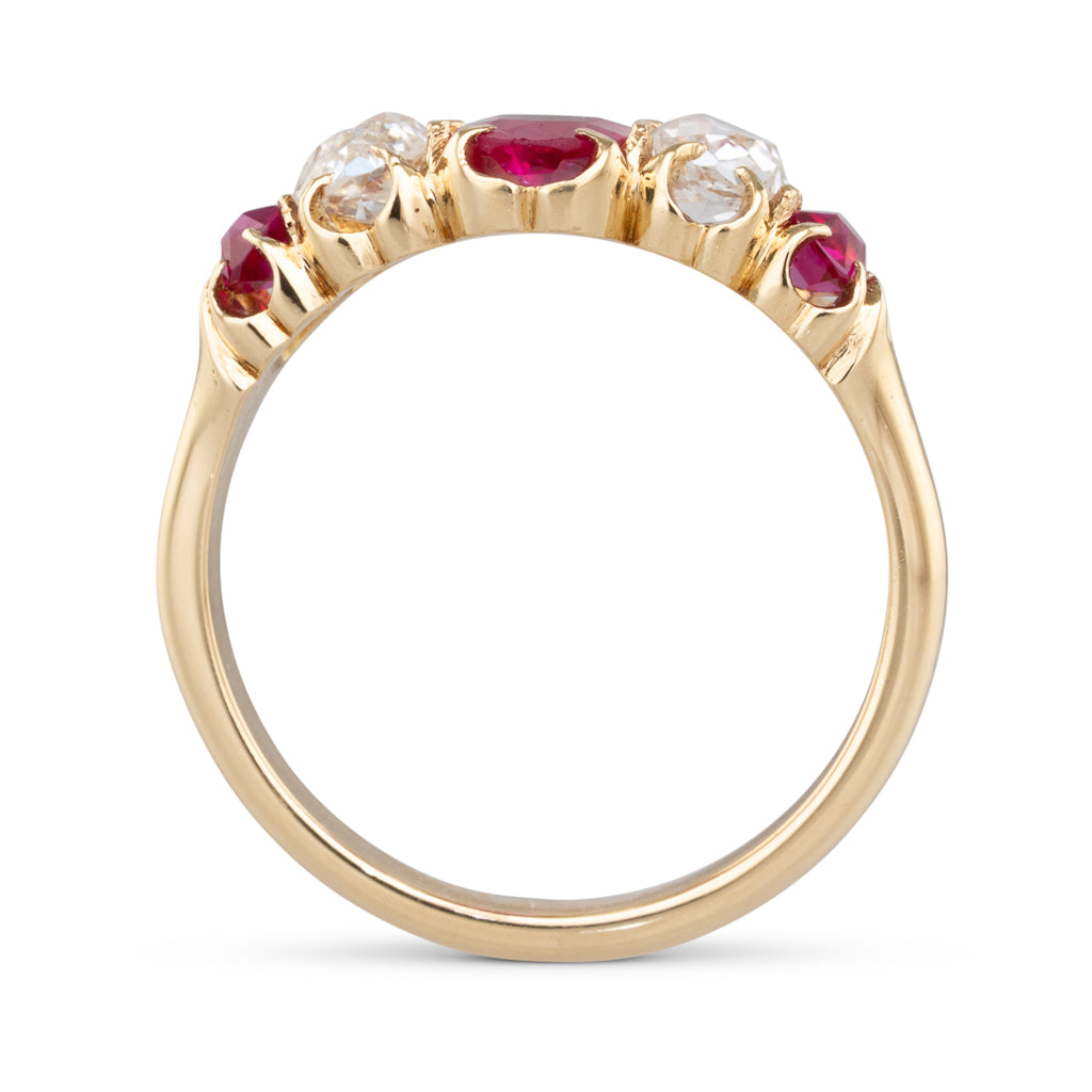 Antique Ruby & Diamond Ring