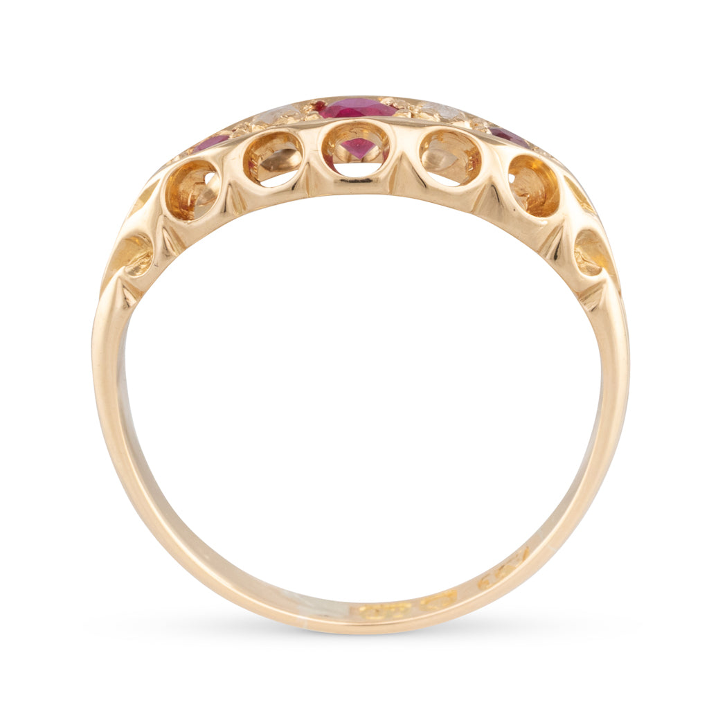 Antique Ruby and Diamond Ring