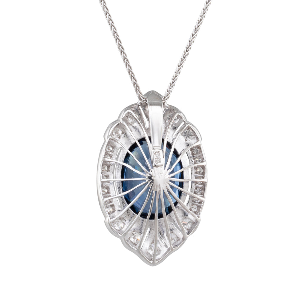 6.57ct Sapphire Pendant