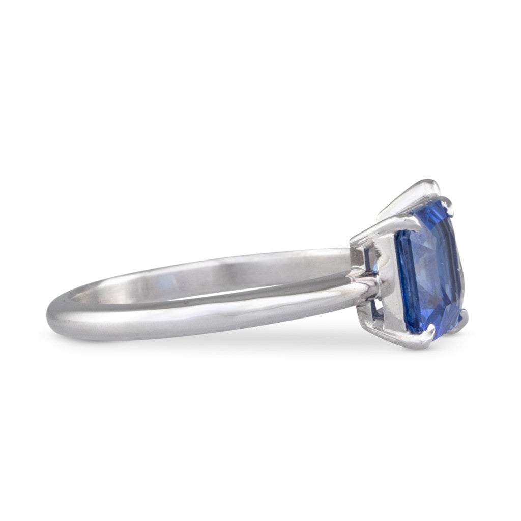 Diamond & Sapphire Toi et Moi Ring