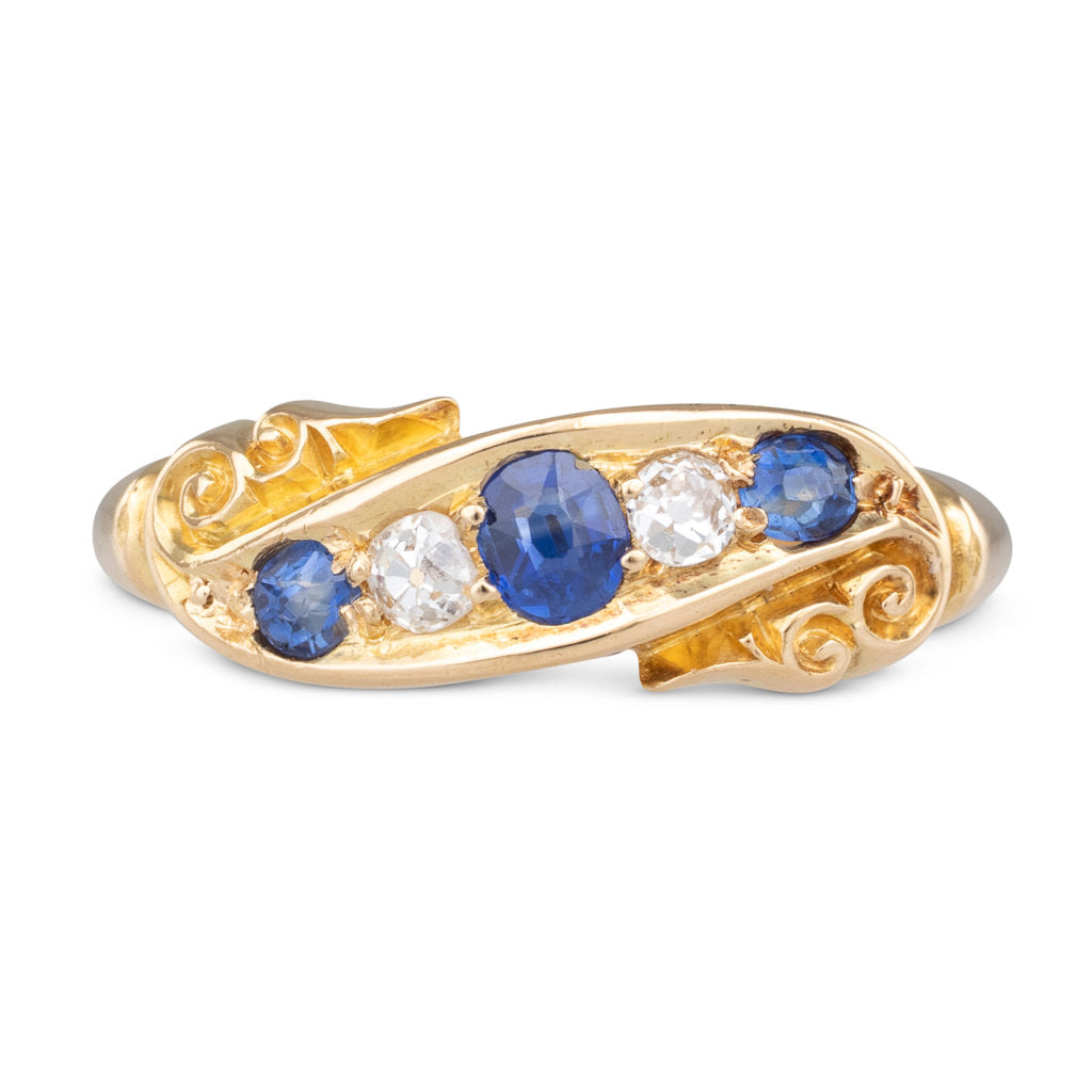 Sapphire and Diamond Ring