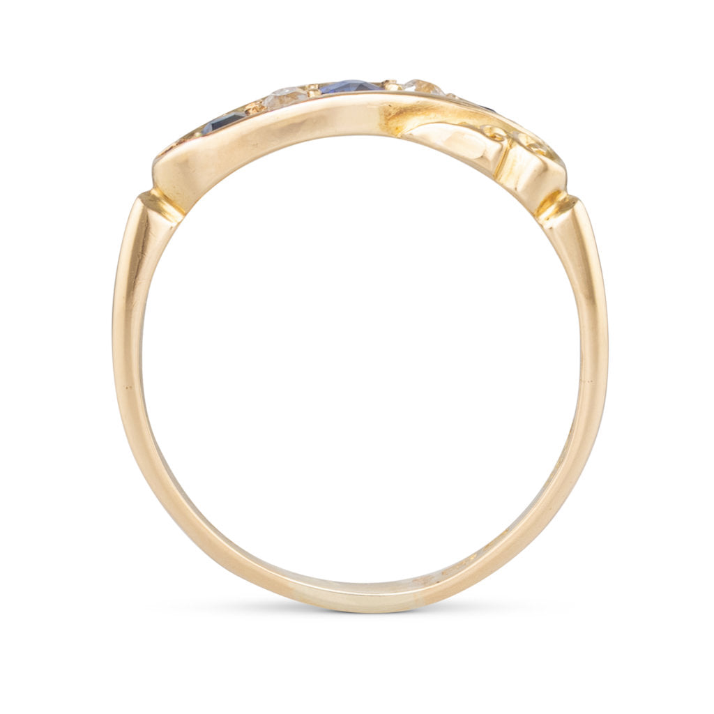 Sapphire and Diamond Ring