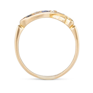 Sapphire and Diamond Ring