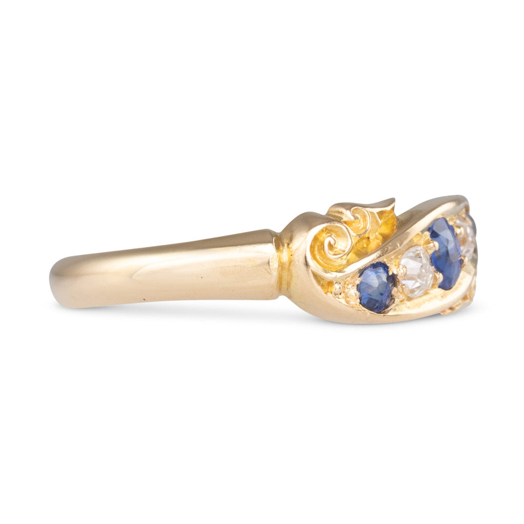Sapphire and Diamond Ring