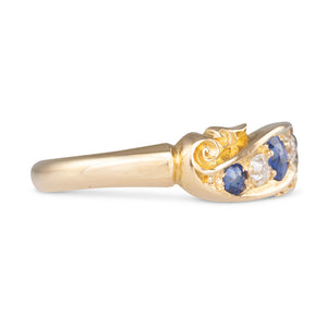 Sapphire and Diamond Ring
