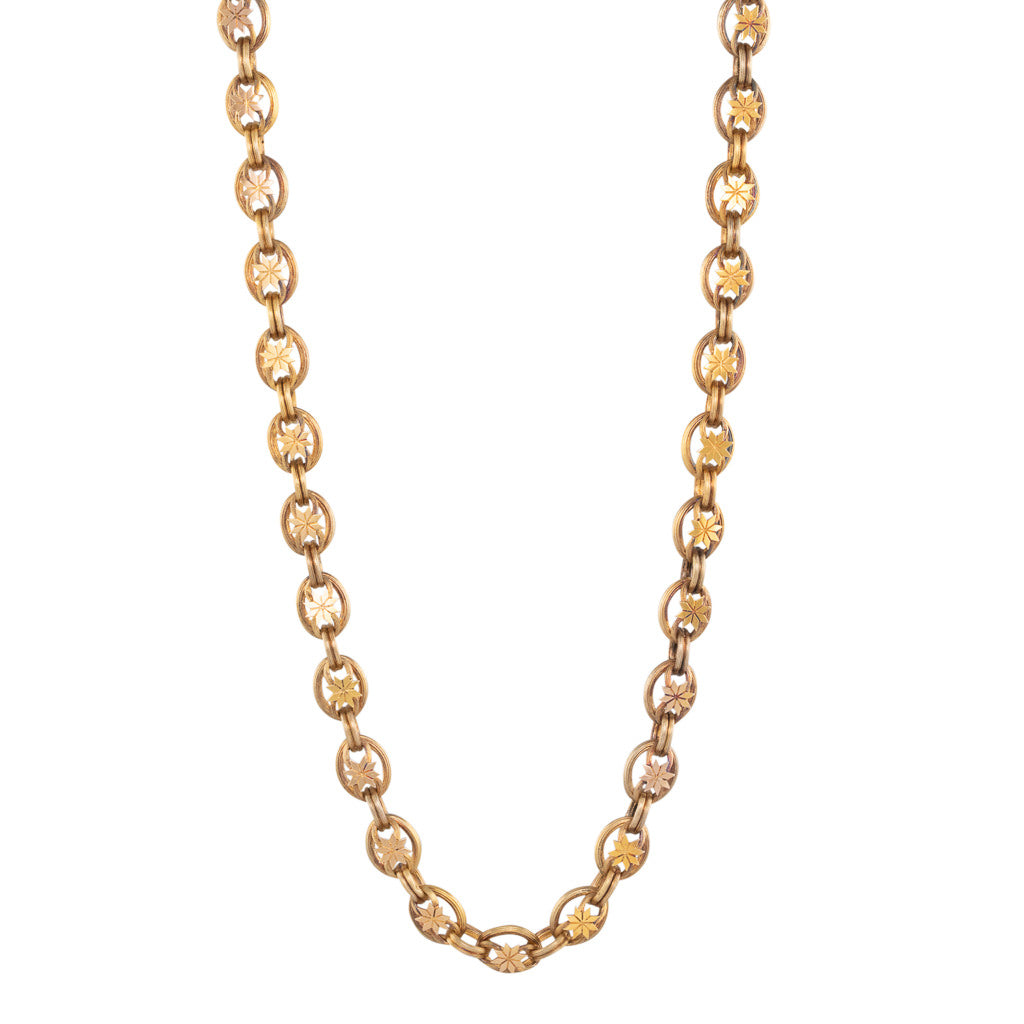 Victorian Gold Locket Chain
