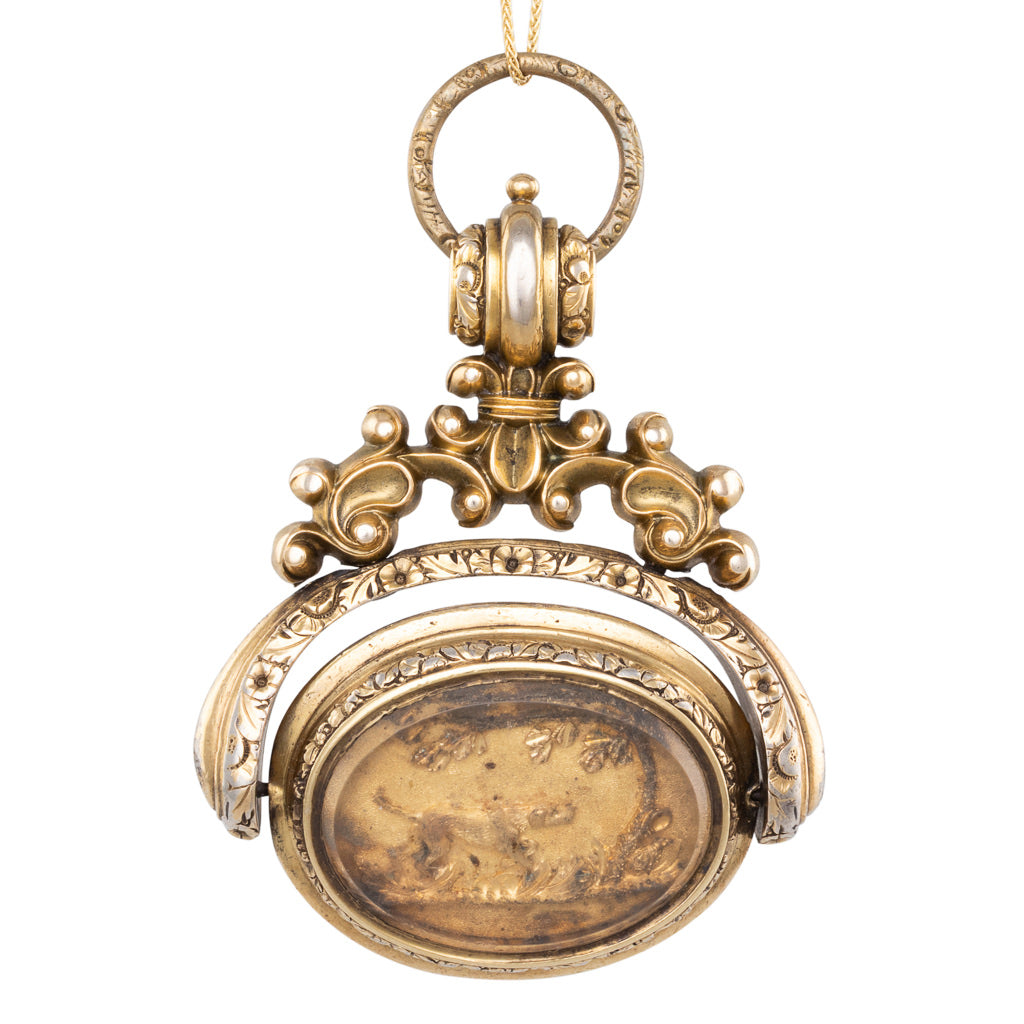 Large Antique Spinning Seal