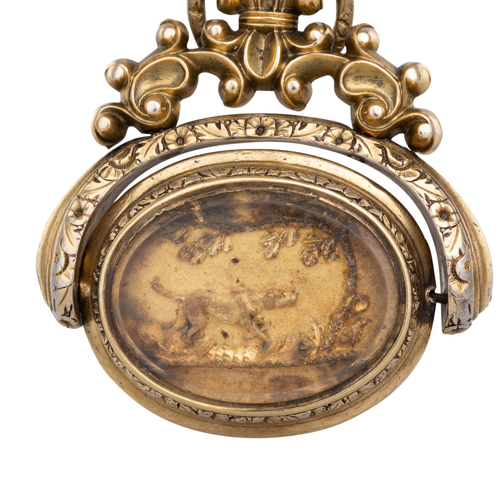 Large Antique Spinning Seal