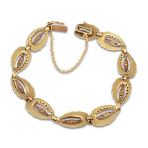 French Gold and Diamond Bracelet