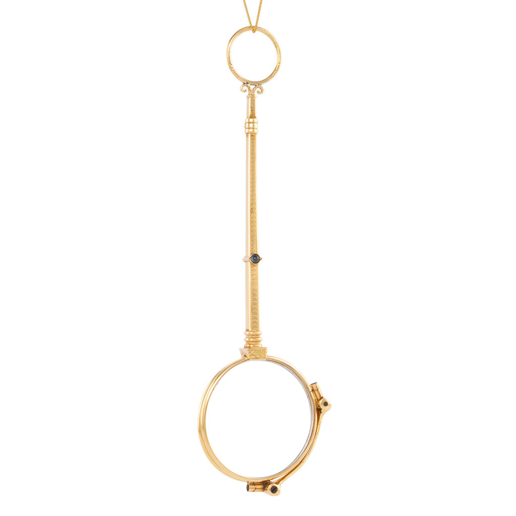 Antique Lorgnette with Sapphires
