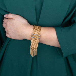 French Braided Buckle Bracelet