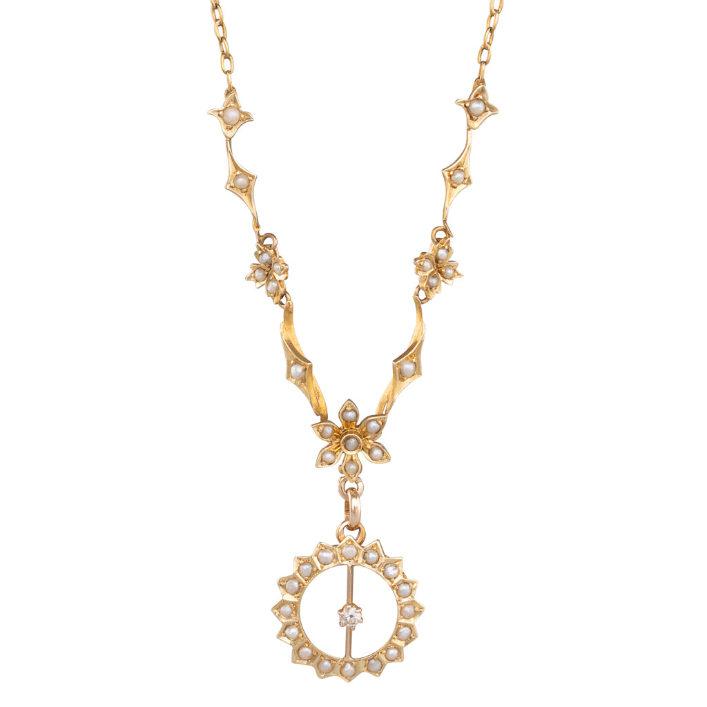 Edwardian Seed Pearl Necklet