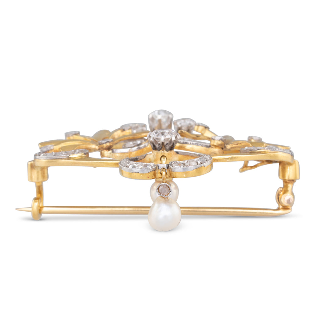 Antique Brooch with Diamonds