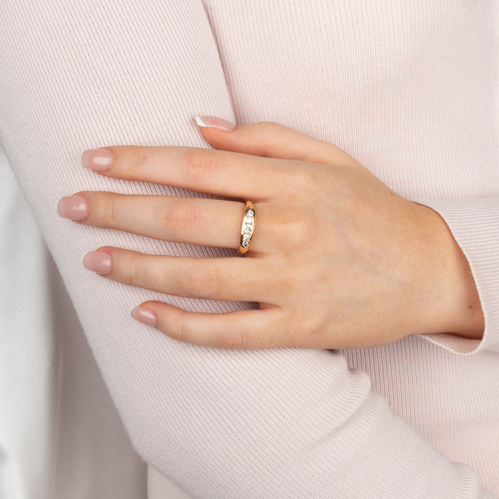 Diamond Five Stone Ring