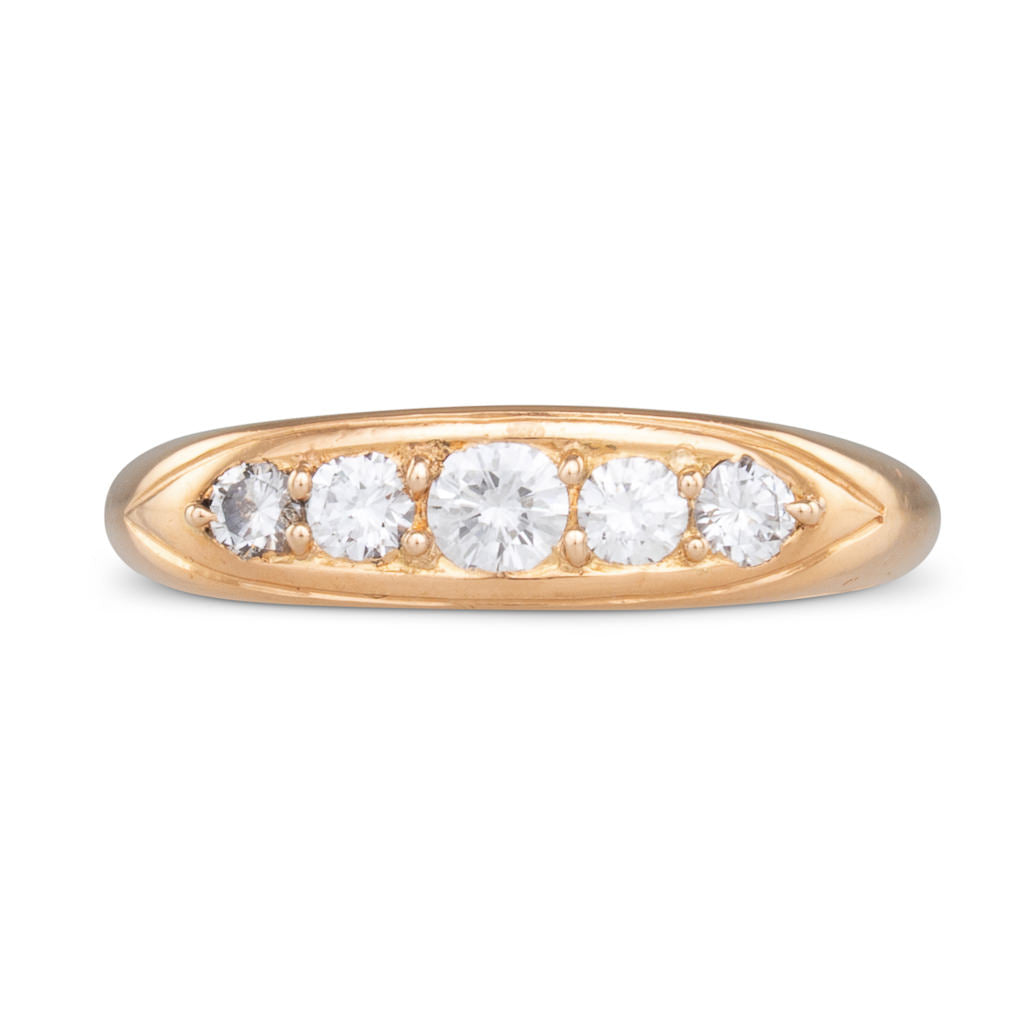 Diamond Five Stone Ring