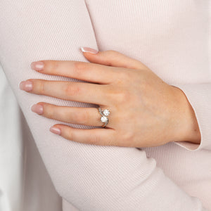 Diamond Toi et Moi Ring