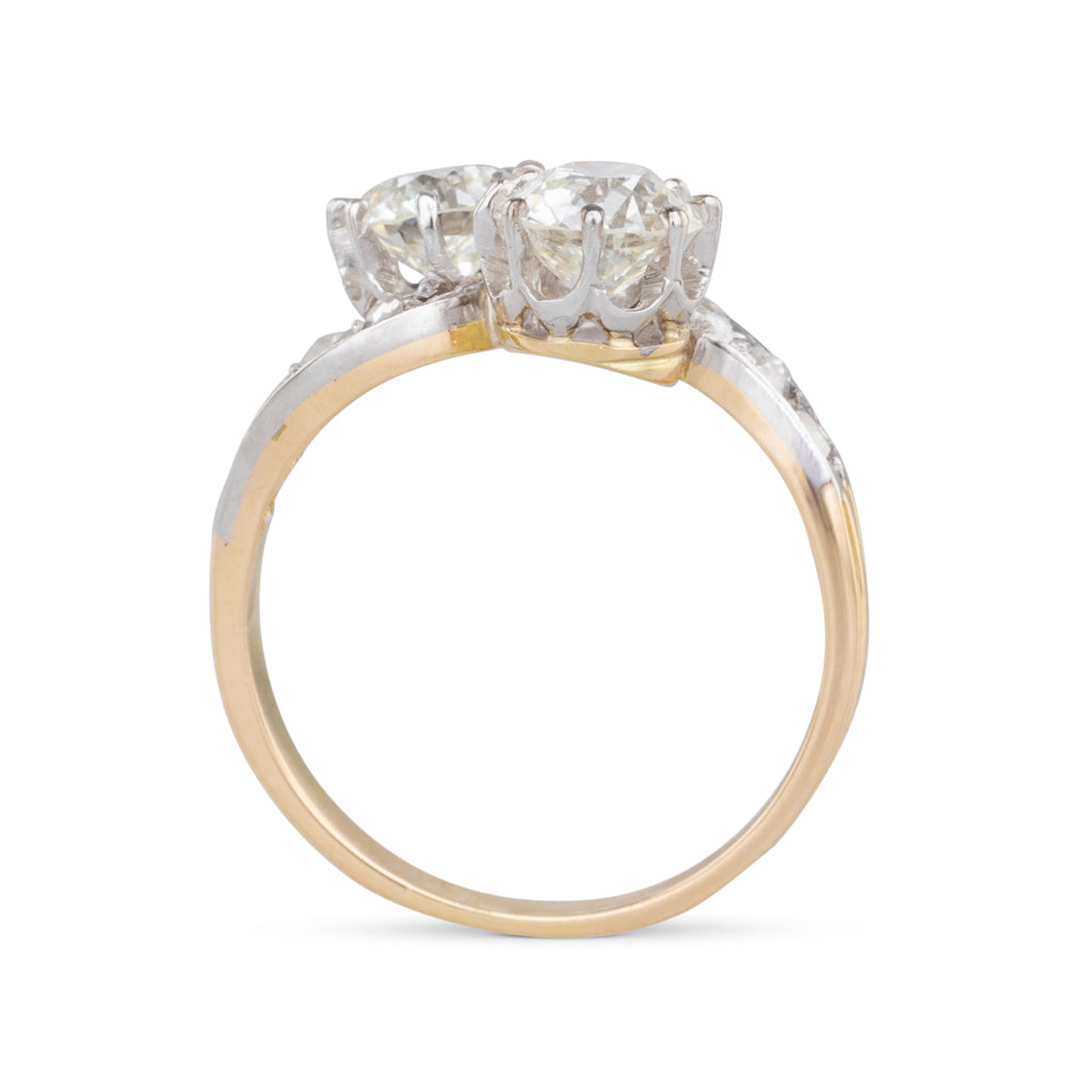 Diamond Toi et Moi Ring