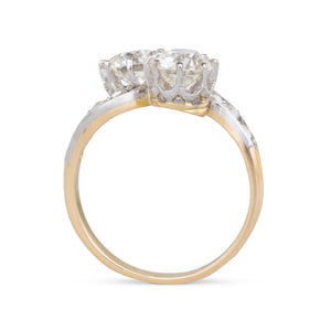 Diamond Toi et Moi Ring