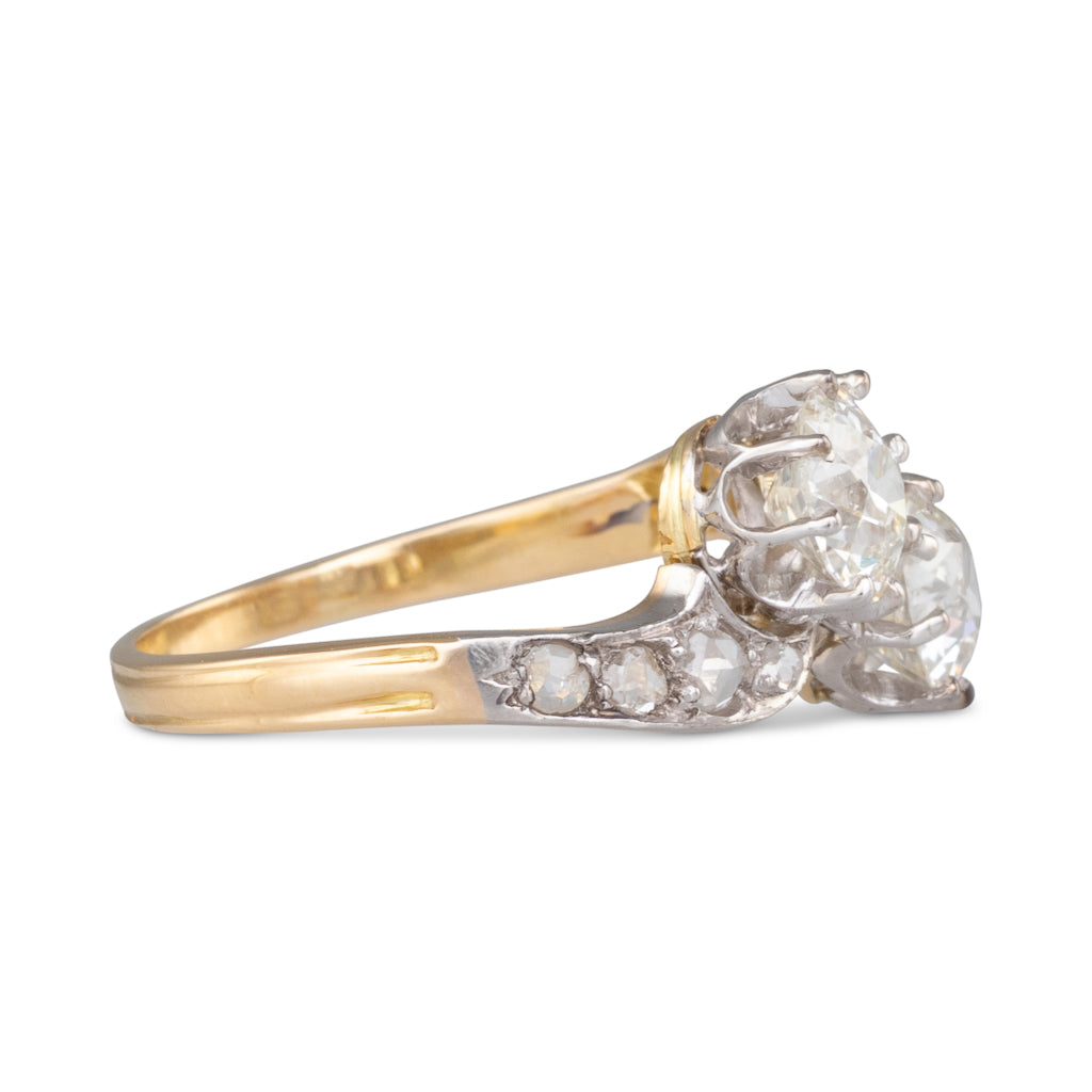 Diamond Toi et Moi Ring