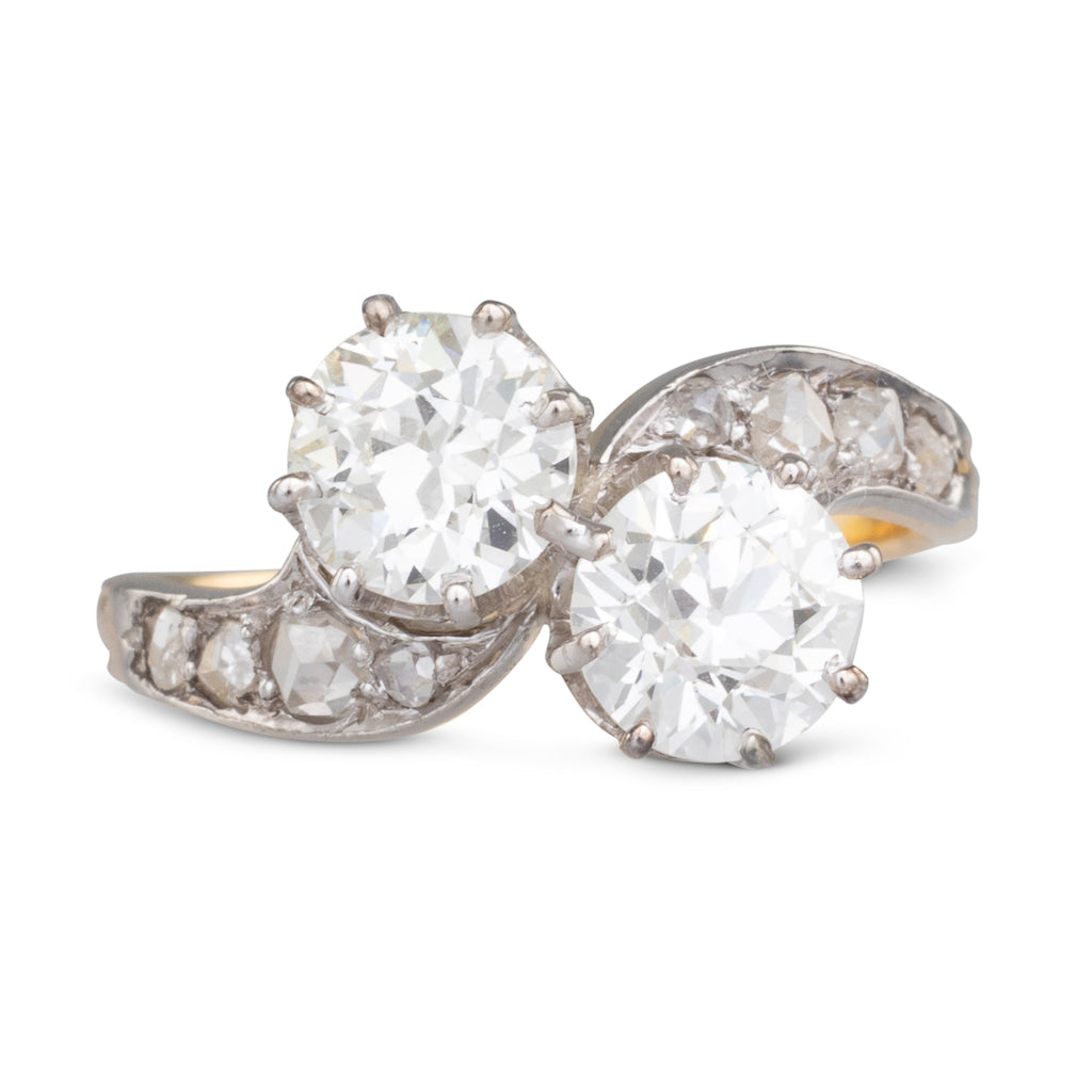 Diamond Toi et Moi Ring