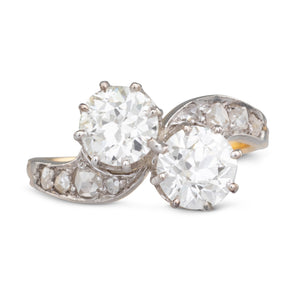 Diamond Toi et Moi Ring