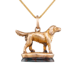 Antique Seal with Dog