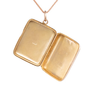 Floral Gold Locket